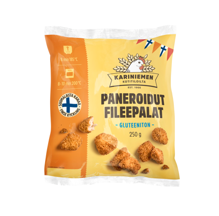 Kariniemen Kananpojan Paneroidut fileepalat