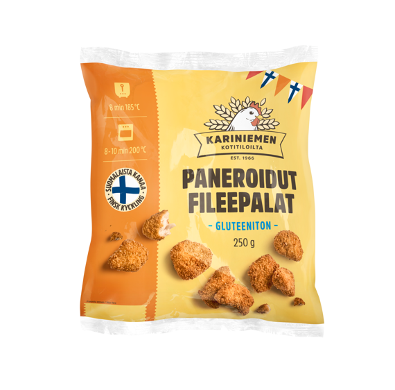Kariniemen Kananpojan Paneroidut fileepalat