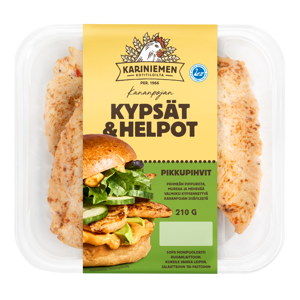 Kariniemen Kananpojan Kypsät ja Helpot Pehmeän pippuriset pikkupihvit