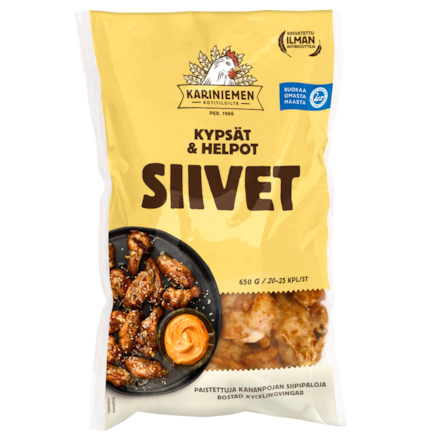Kariniemen Kananpojan Kypsät ja Helpot siivet