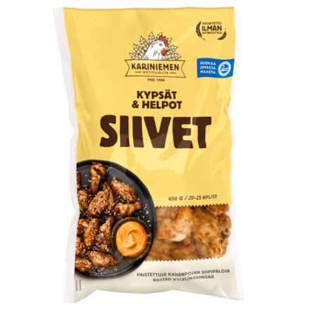 Kariniemen Kananpojan Kypsät ja Helpot siivet