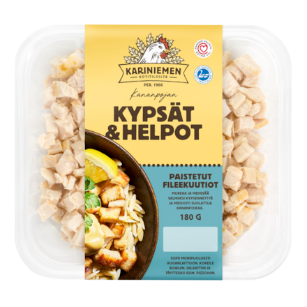Kariniemen Kananpojan Kypsät ja Helpot kanafileekuutiot