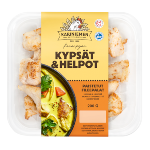 Kariniemen Kananpojan Kypsät ja Helpot paistetut fileepalat