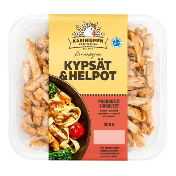 Kariniemen Kananpojan Kypsät ja Helpot uunipaahdetut suikaleet